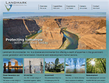 Tablet Screenshot of landmarkenvironmental.com